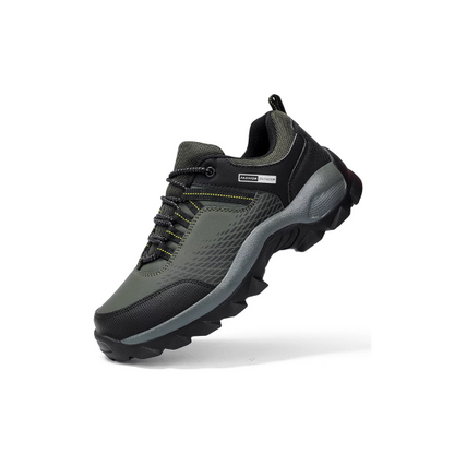 Ecetana Mens Waterproof Hiking Shoes Anti-Slip Casual Shoes, Army Green 11.5